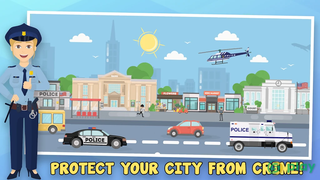Police Inc: Idle police station tycoon game — скриншот 3