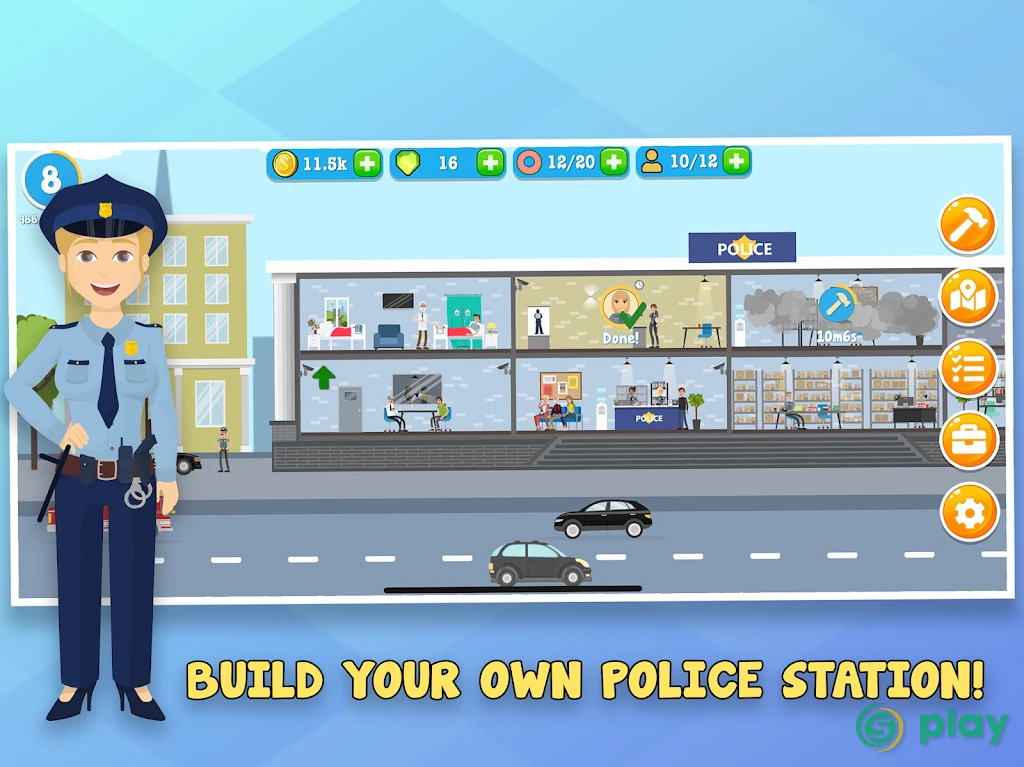 Police Inc: Idle police station tycoon game — скриншот 5