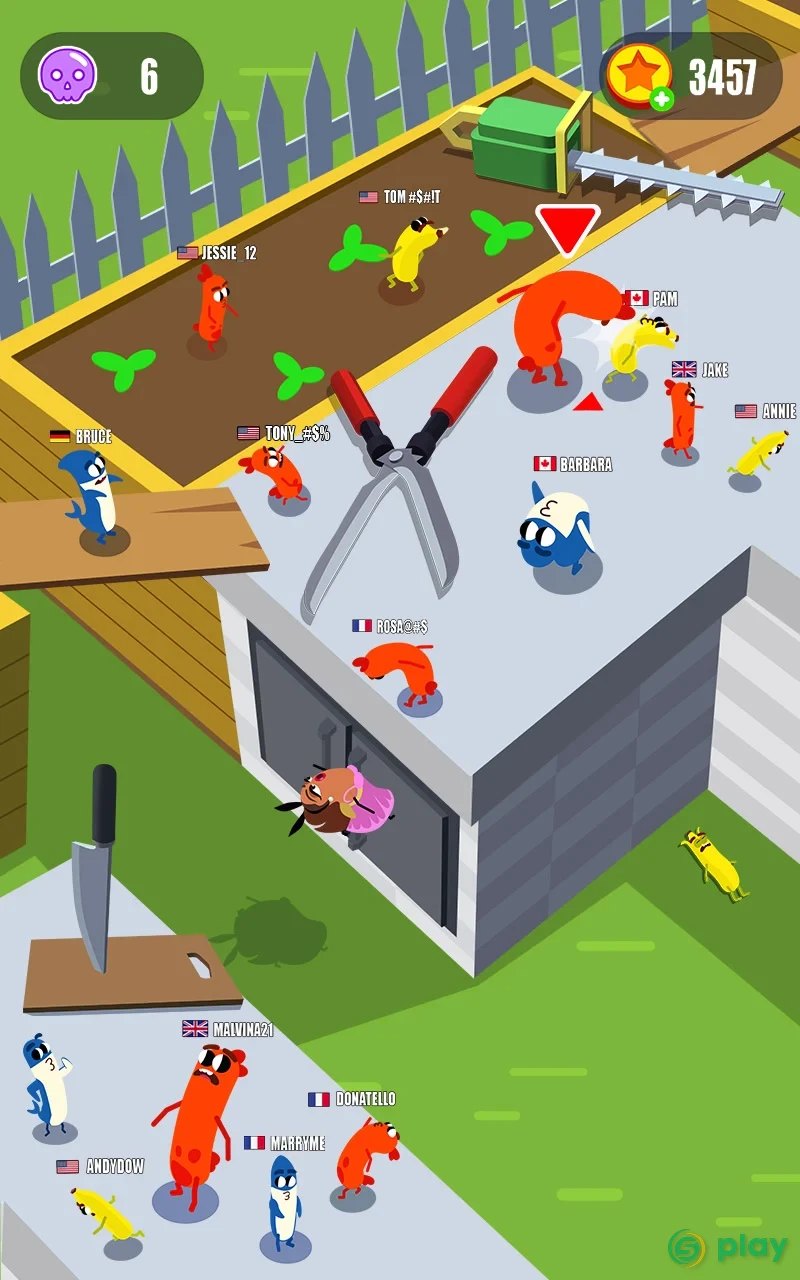 Sausage Wars.io — скриншот 3