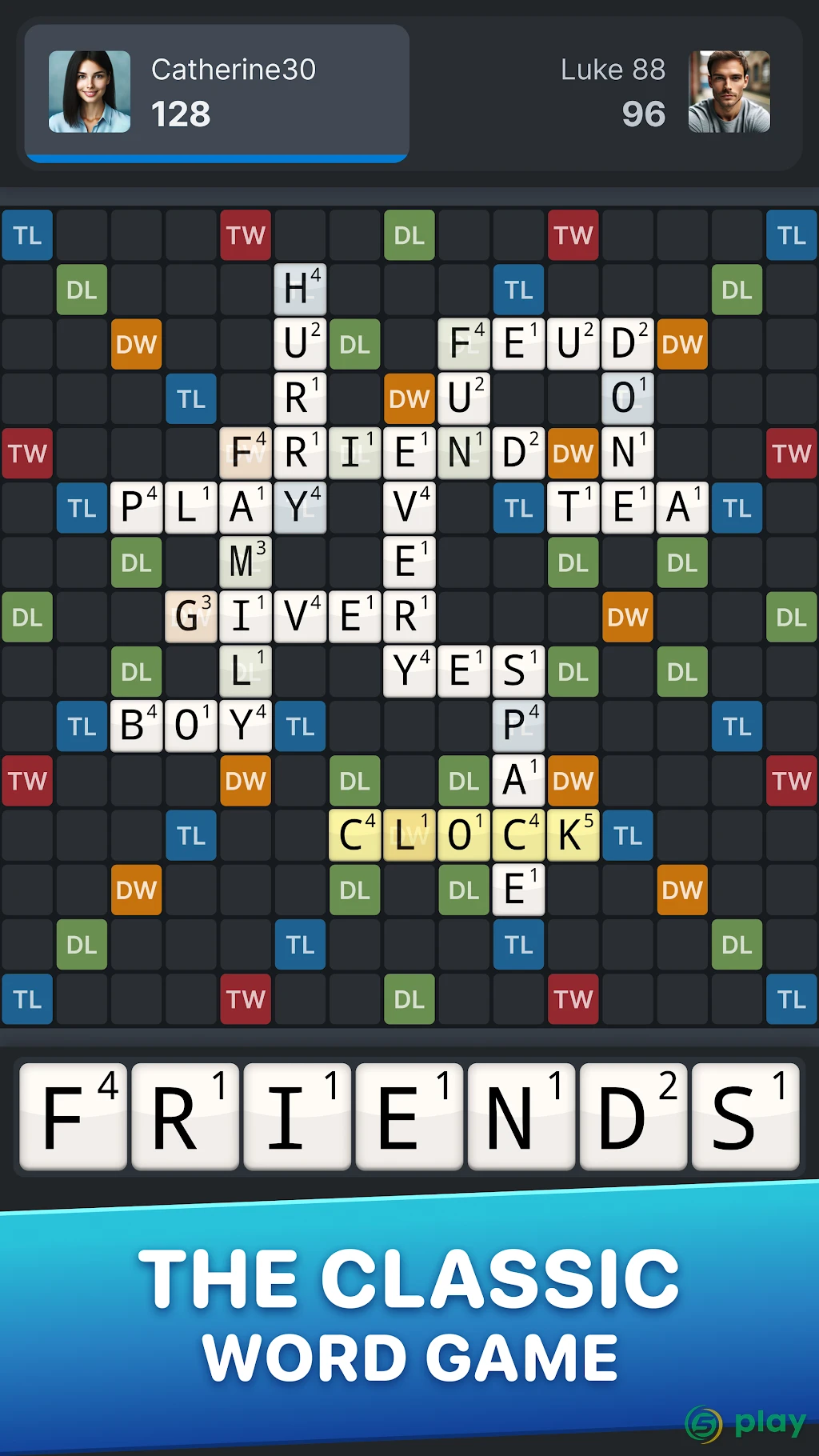 Wordfeud — скриншот 1