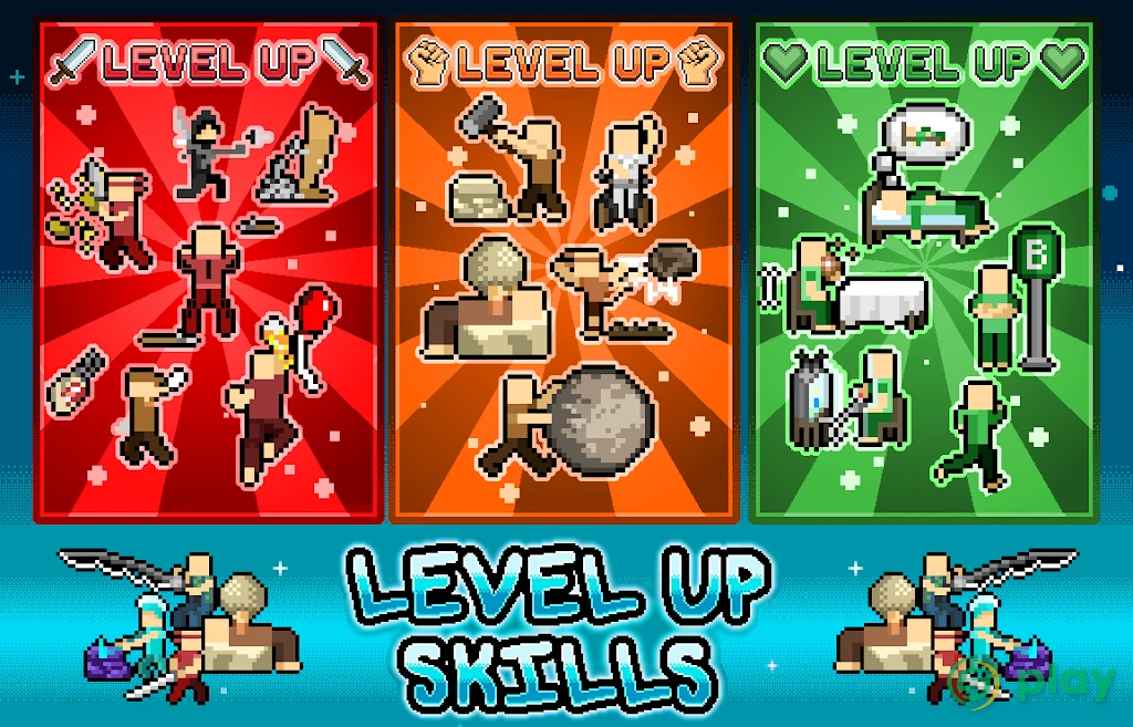 Idle Skilling - Incremental RPG Adventure — скриншот 2
