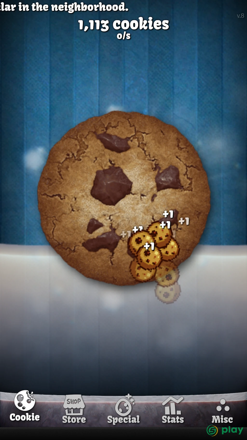Cookie Clicker — скриншот 1