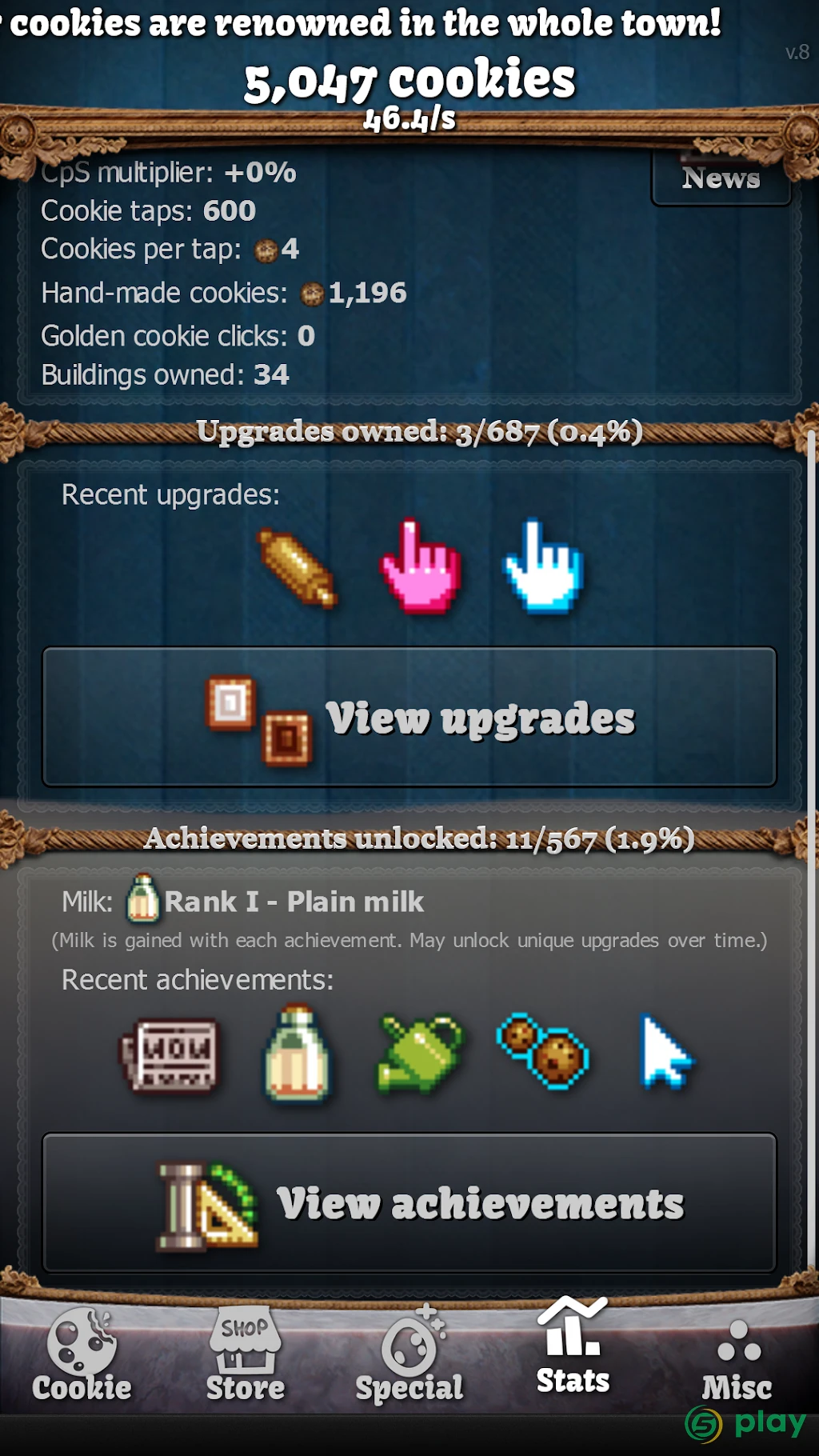 Cookie Clicker — скриншот 3