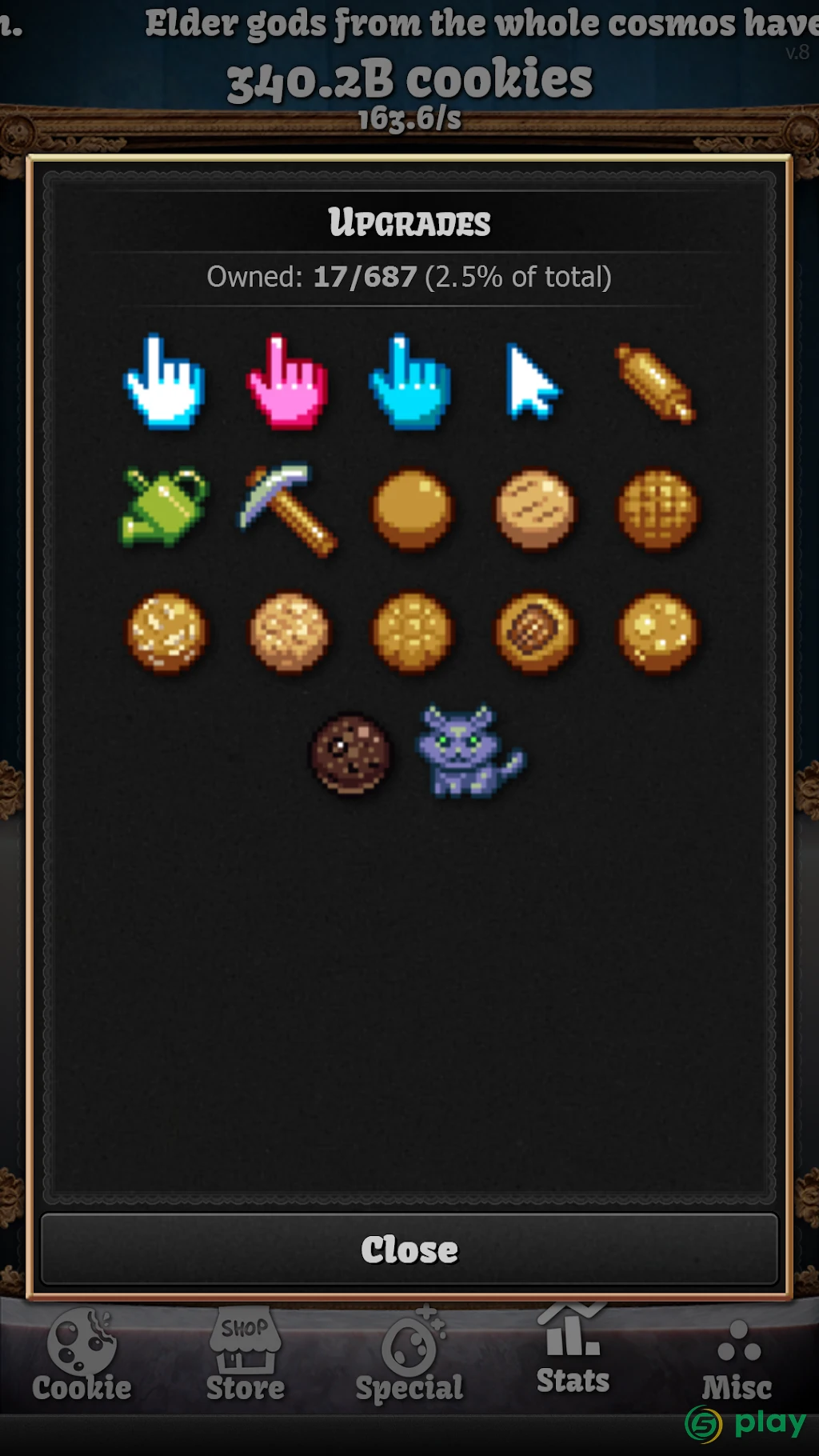 Cookie Clicker — скриншот 4