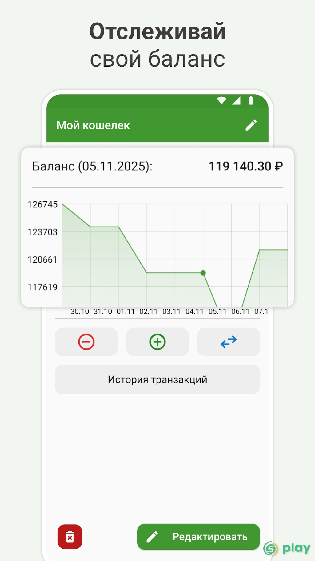 Личный финансовый менеджер — скриншот 4