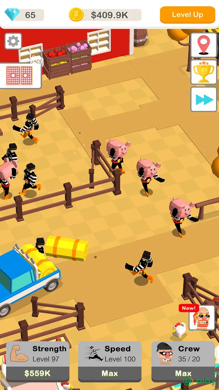 Idle Robbery — скриншот 2