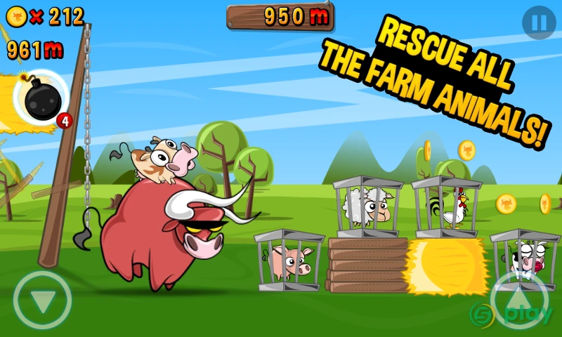 Беги Корова Беги (Run Cow Run) — скриншот 5