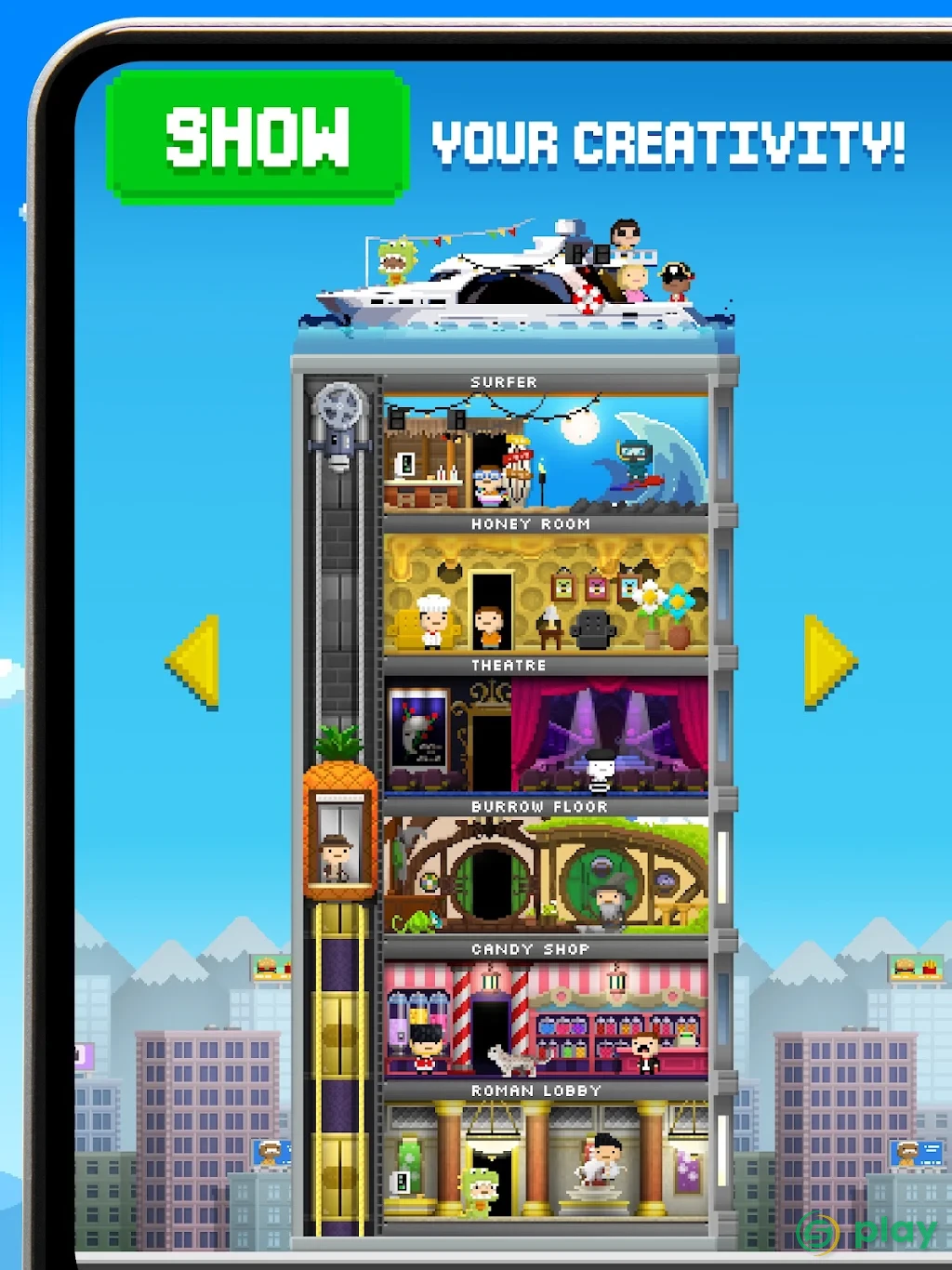 Tiny Tower - 8 Bit Life Simulator — скриншот 10