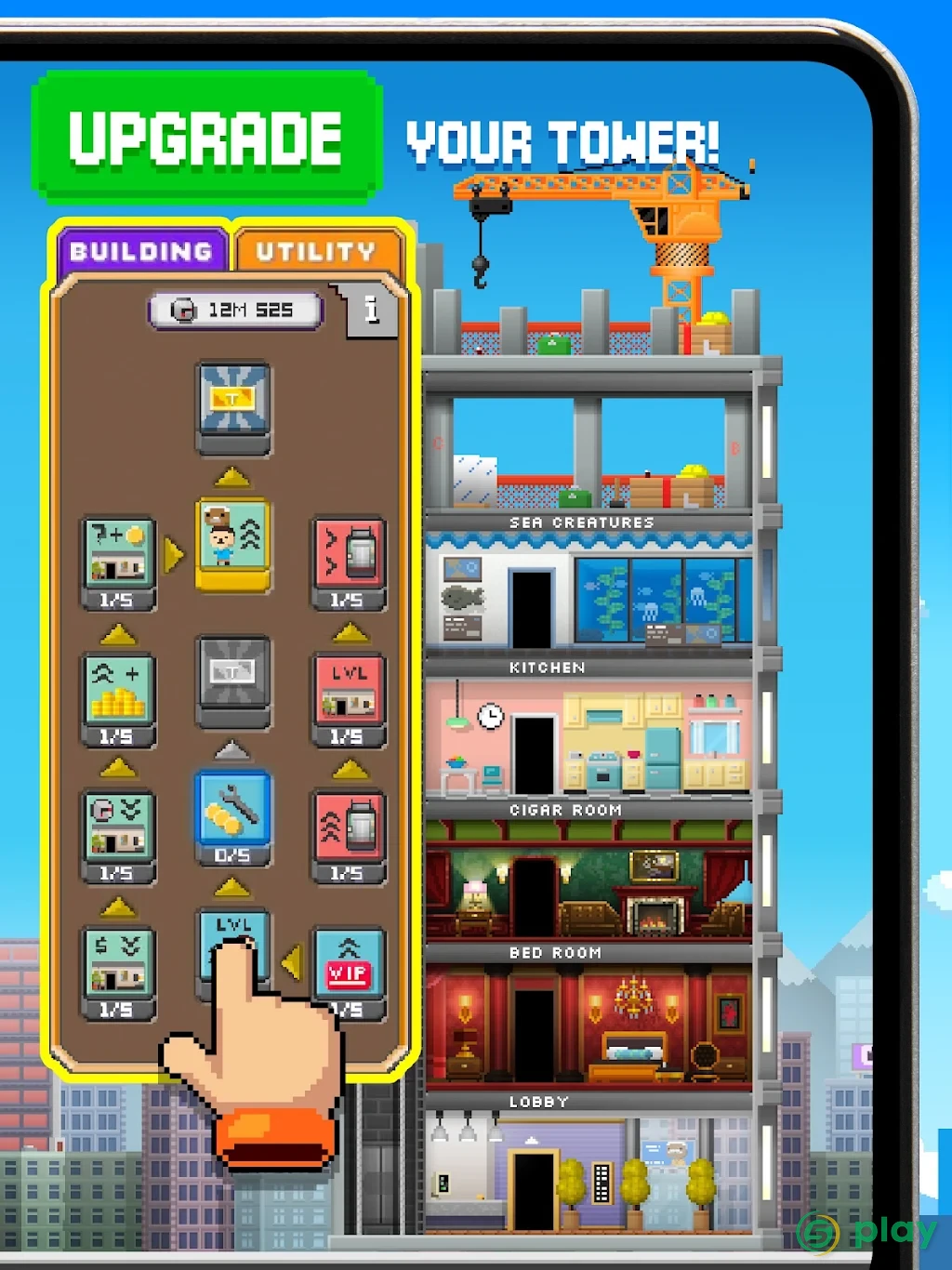 Tiny Tower - 8 Bit Life Simulator — скриншот 12