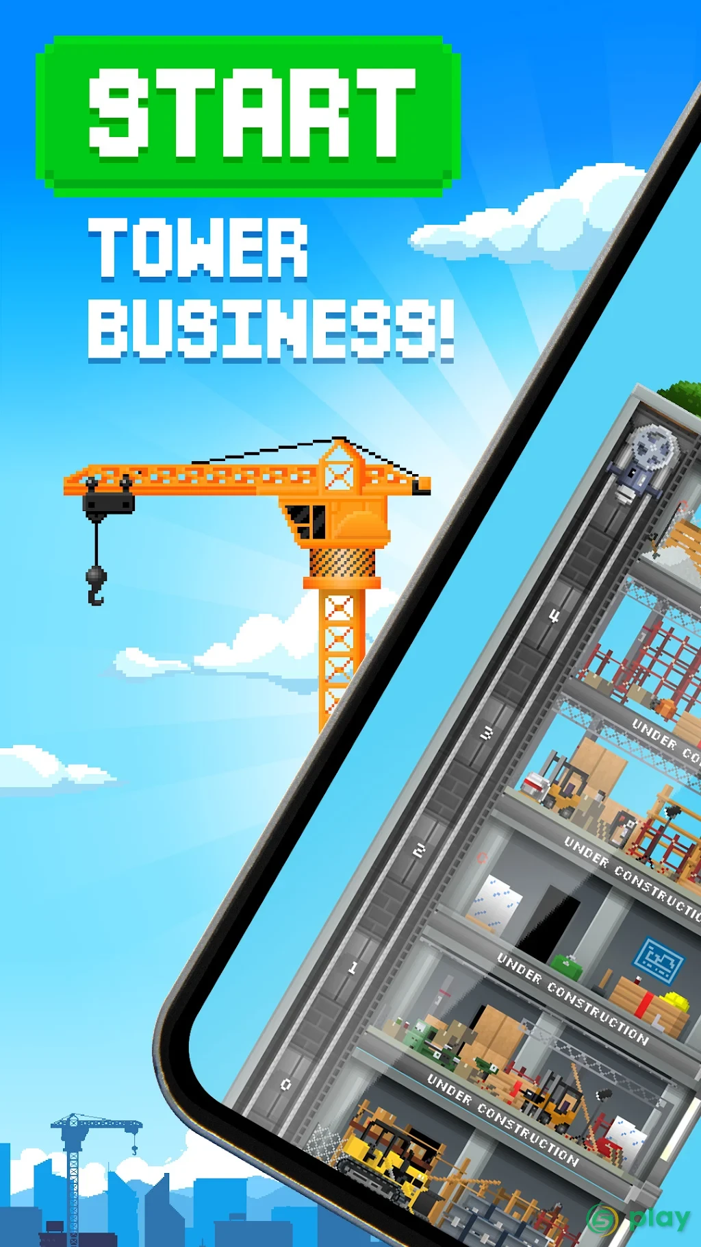 Tiny Tower - 8 Bit Life Simulator — скриншот 1