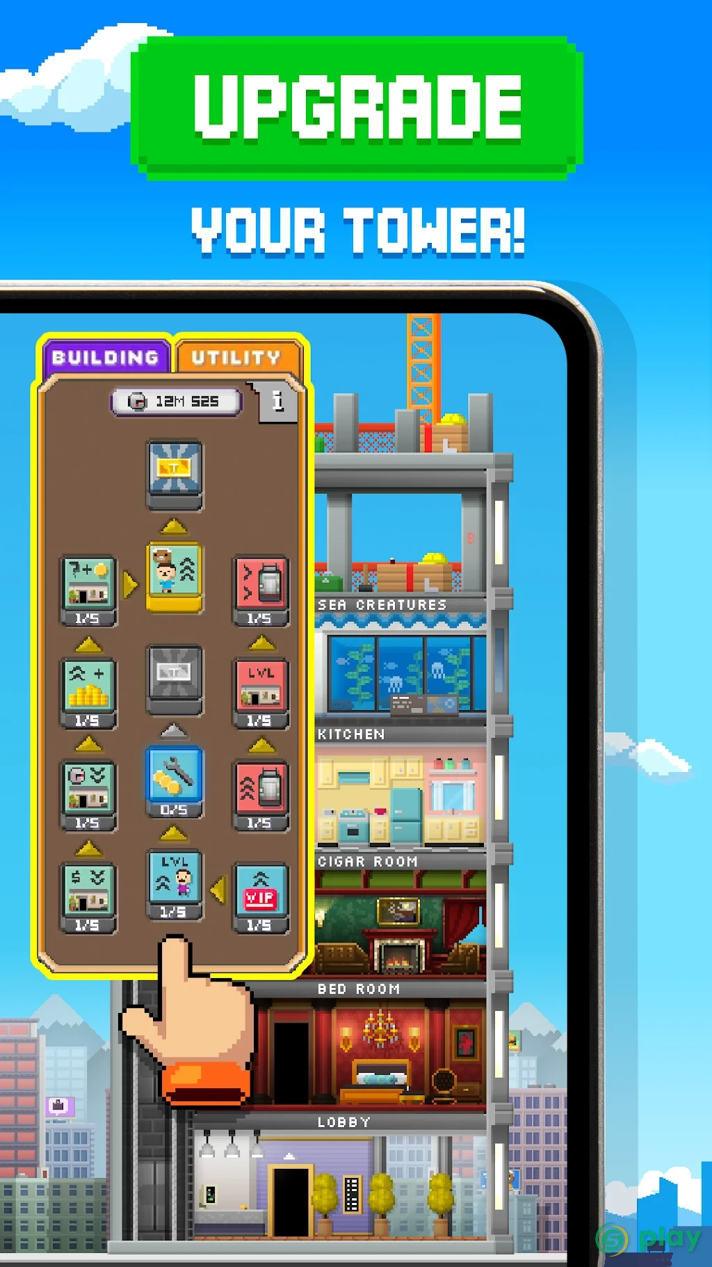 Tiny Tower - 8 Bit Life Simulator — скриншот 5