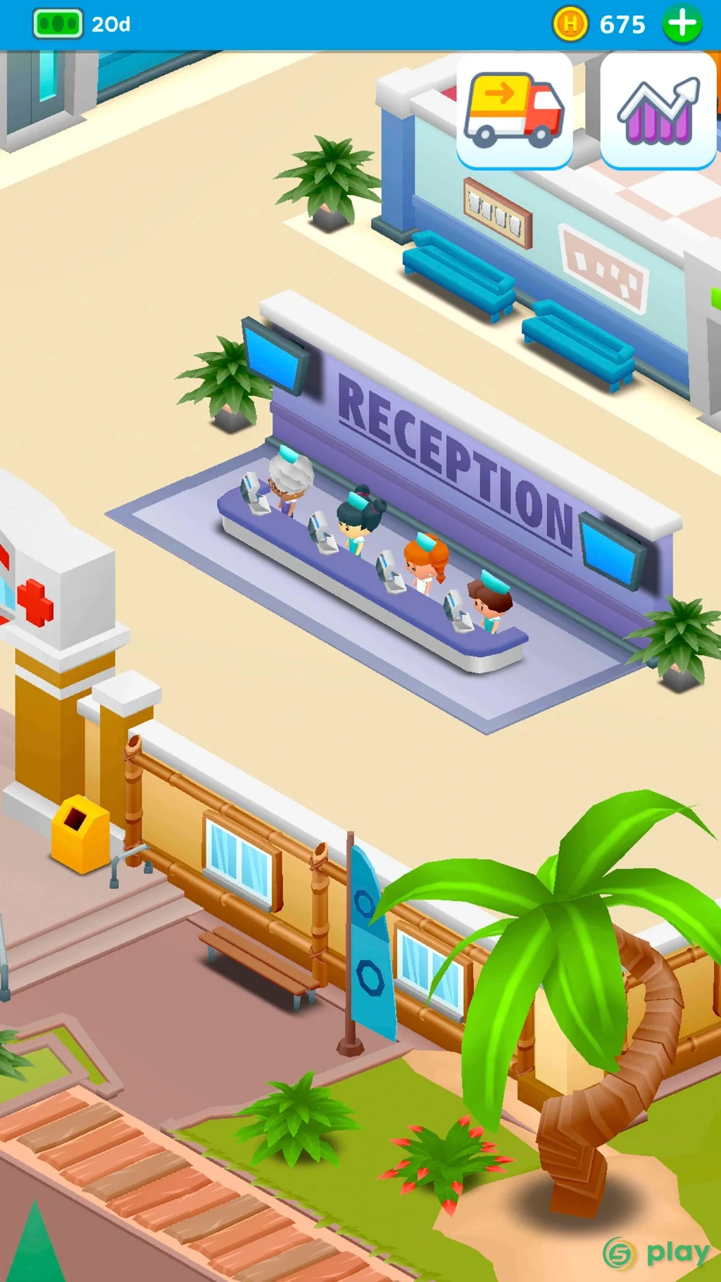 Idle Frenzied Hospital Tycoon — скриншот 6