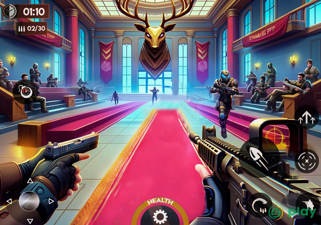 Frag Guns Shooter Of Boom: Offline PvP Action Game — скриншот 10