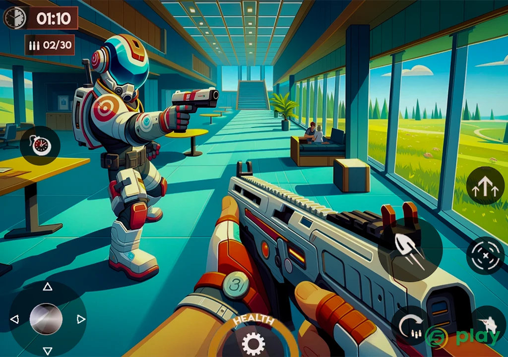 Frag Guns Shooter Of Boom: Offline PvP Action Game — скриншот 11