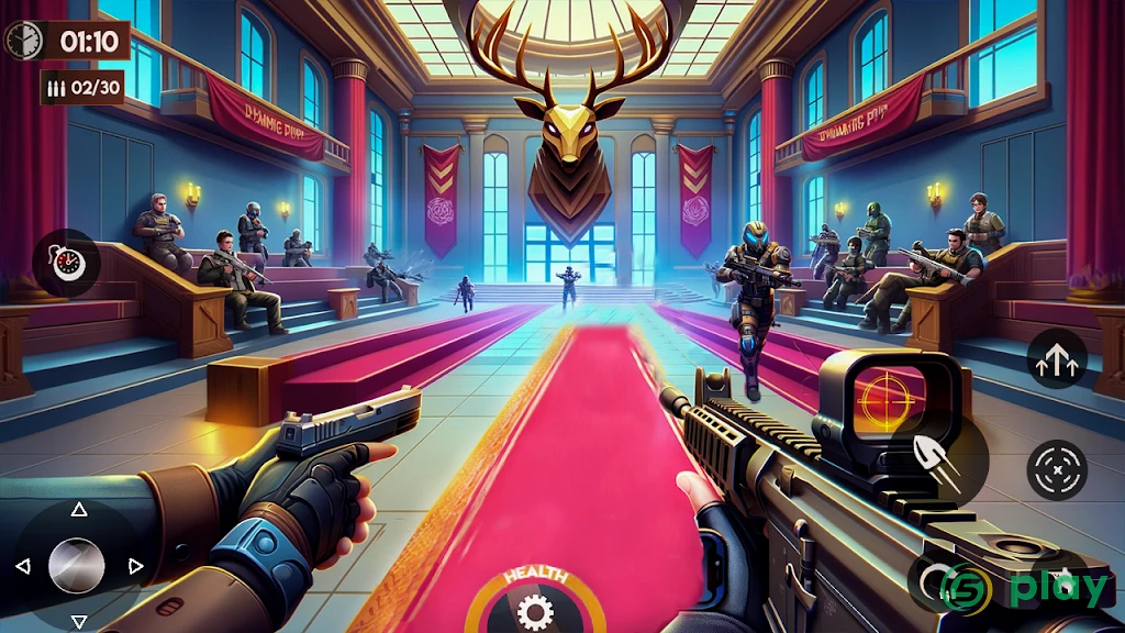 Frag Guns Shooter Of Boom: Offline PvP Action Game — скриншот 2
