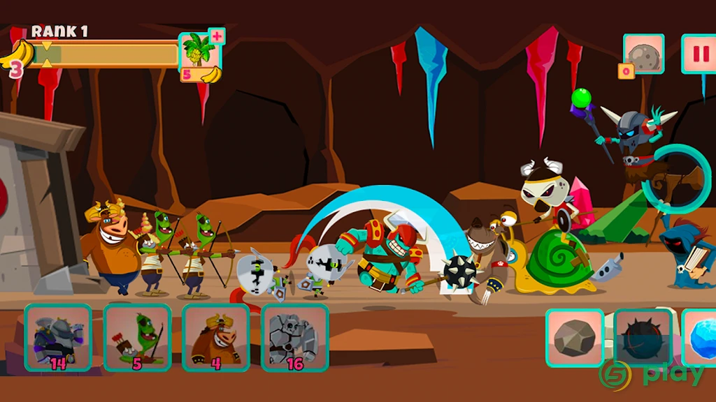Castle Monsters: Battle of Hero Warriors — скриншот 1