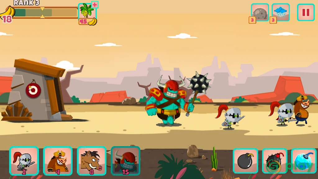 Castle Monsters: Battle of Hero Warriors — скриншот 4