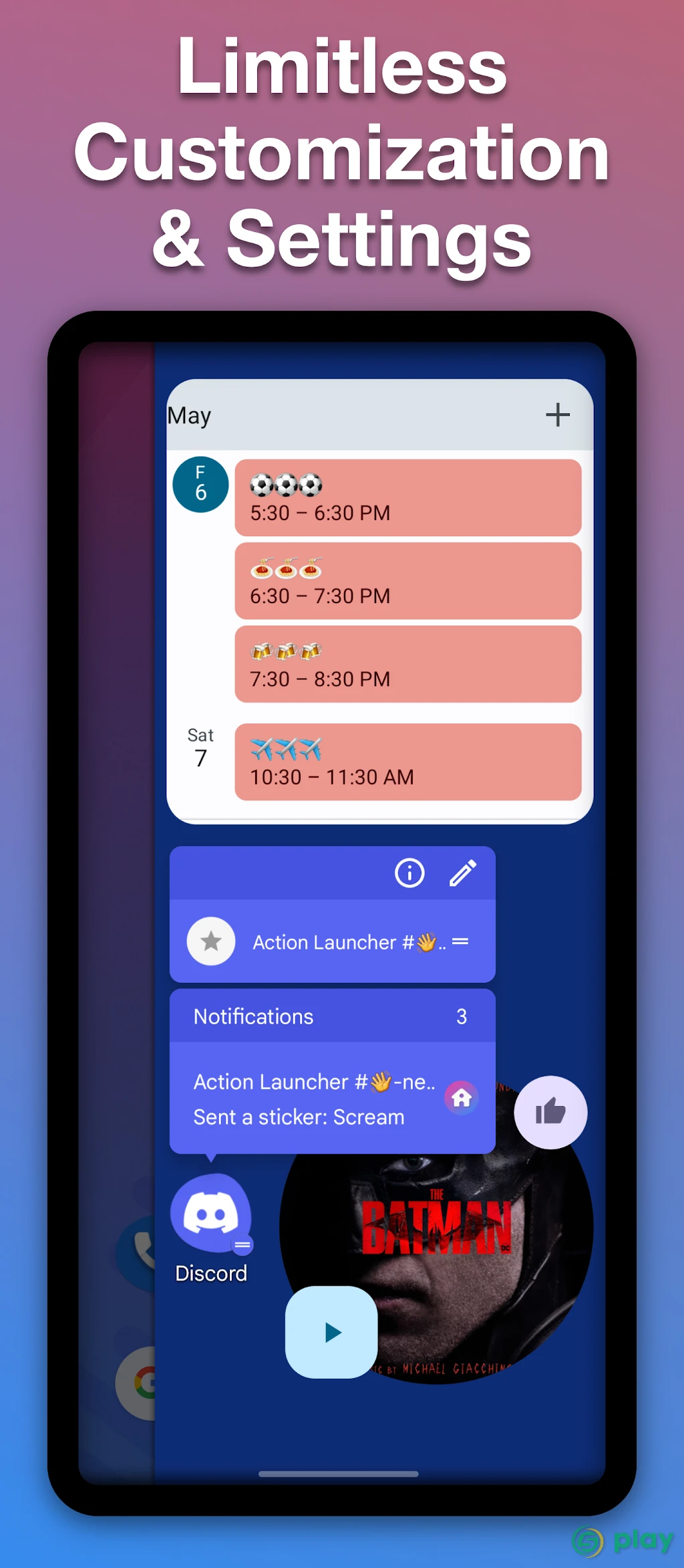 Action Launcher — скриншот 5