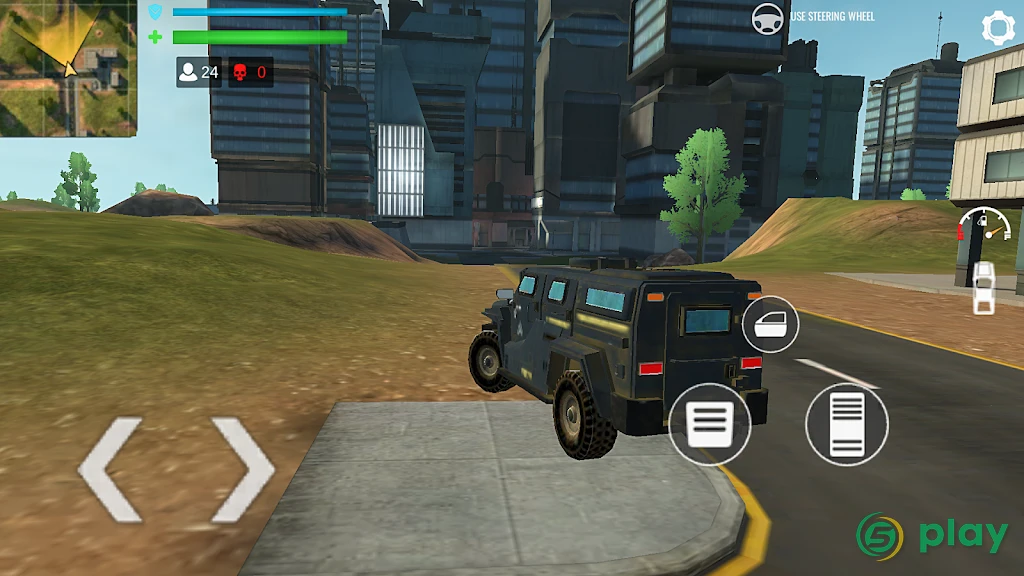 Cyber Fortress: Cyberpunk Battle Royale Frag Squad — скриншот 5