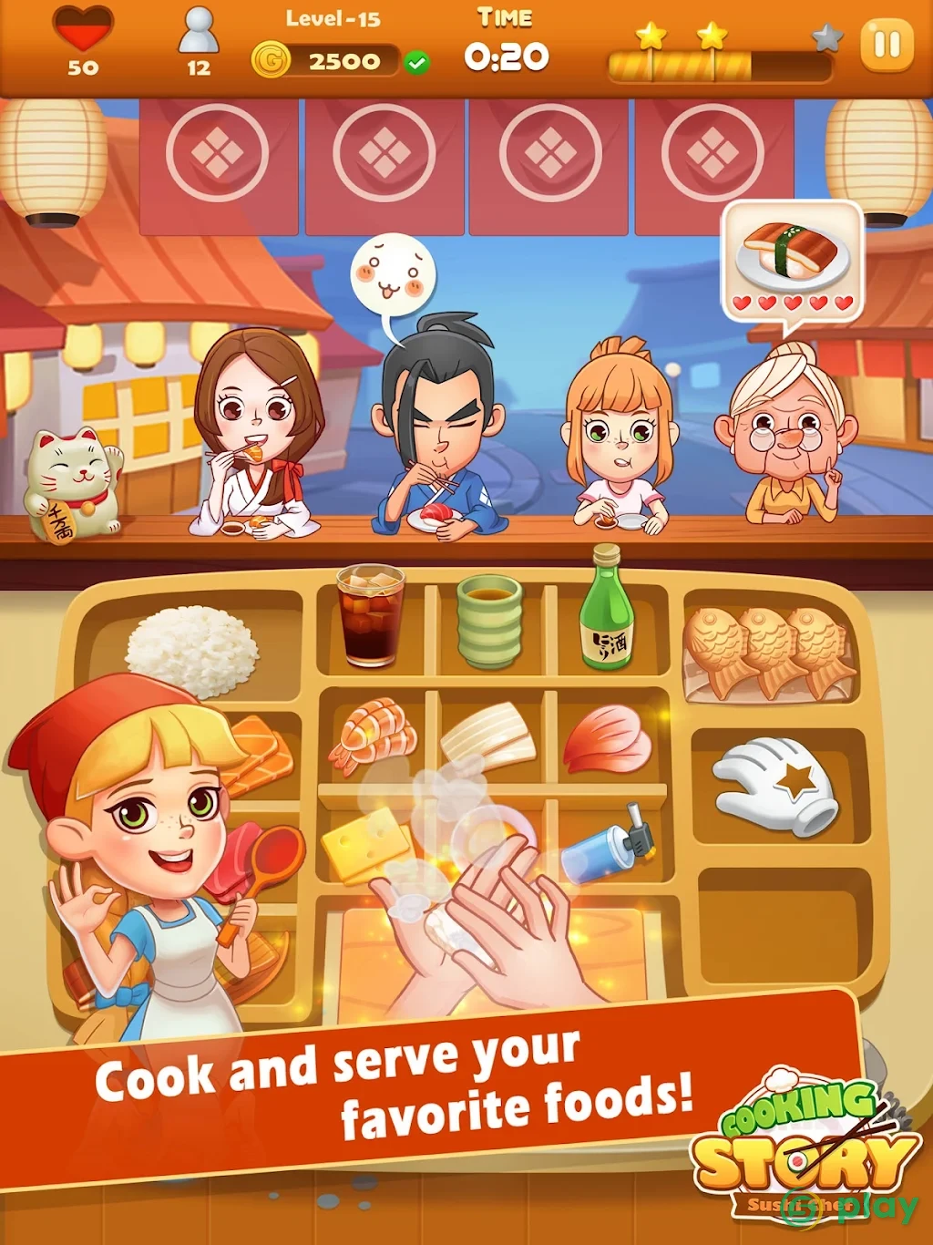 Sushi Master - Cooking story — скриншот 9