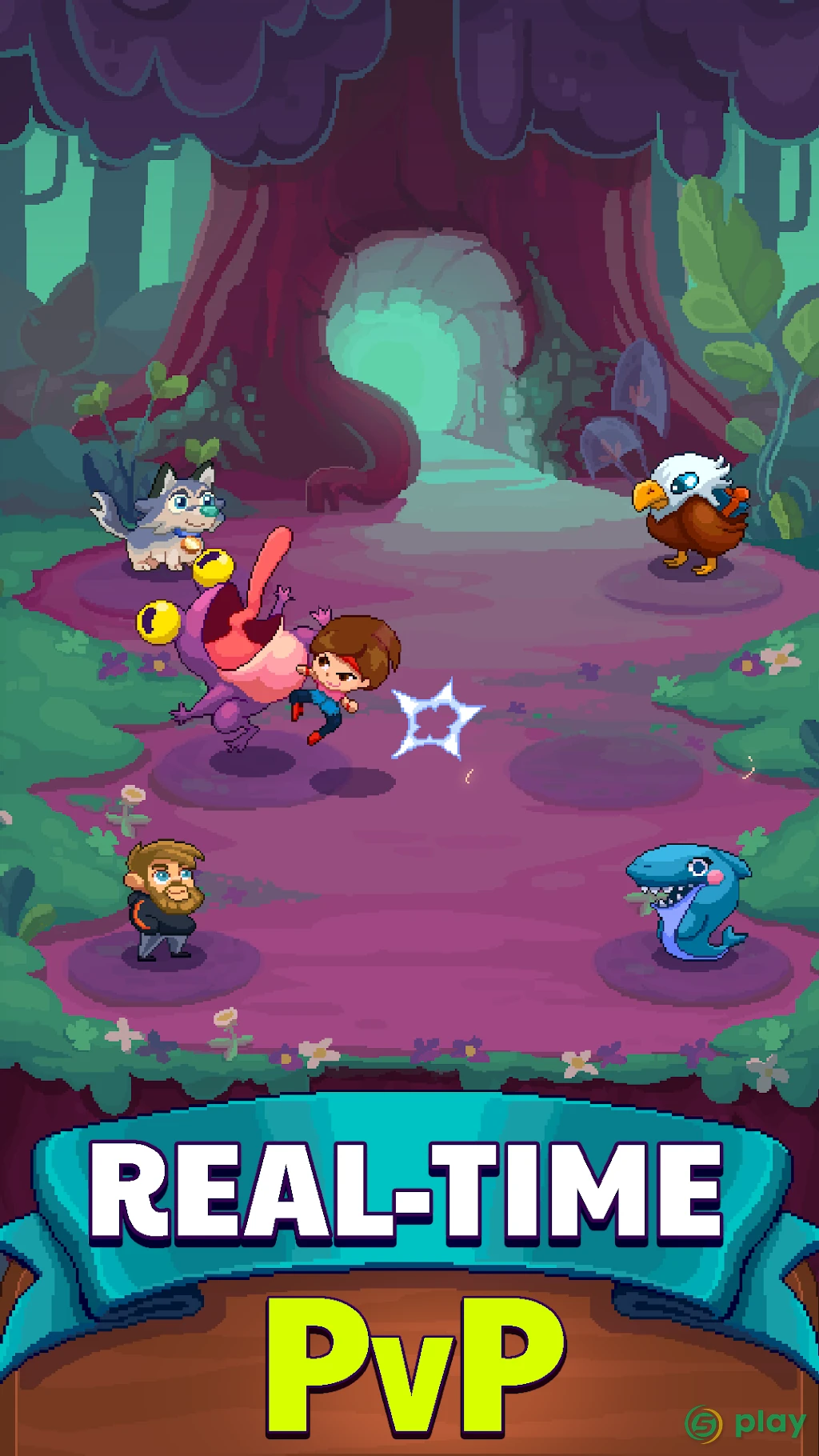PewDiePie's Pixelings - Idle RPG Collection Game — скриншот 1