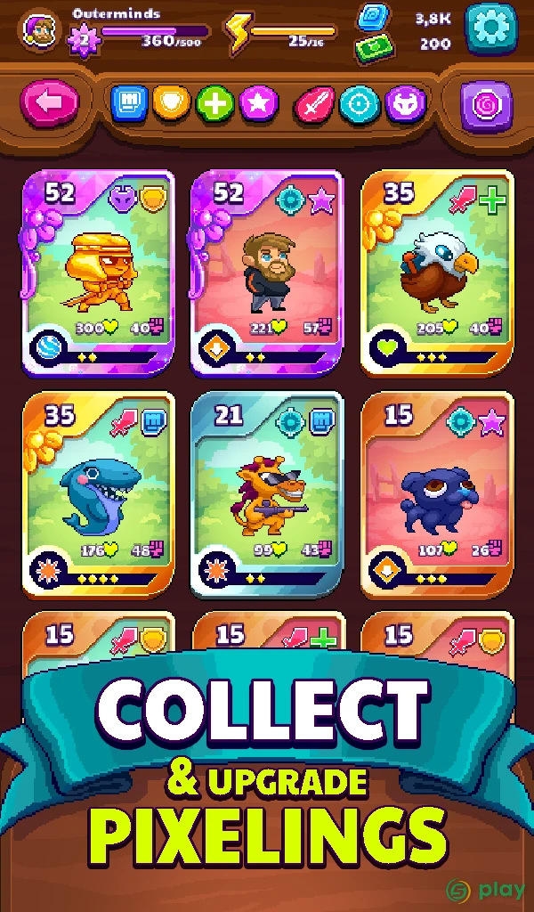 PewDiePie's Pixelings - Idle RPG Collection Game — скриншот 9