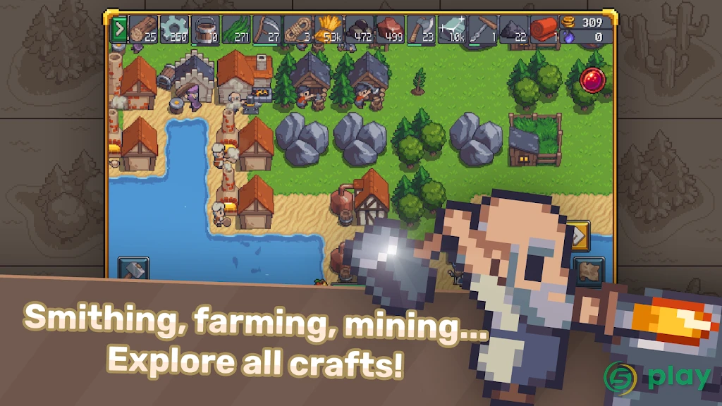 Tap Craft: Симулятор выживания в шахте — скриншот 1