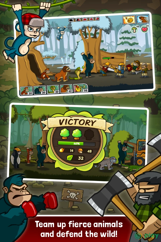 Lumberwhack: Defend the Wild — скриншот 1