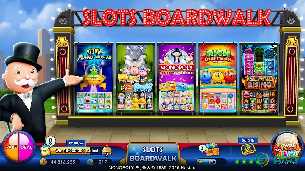 MOMOPOLY Slots — скриншот 1