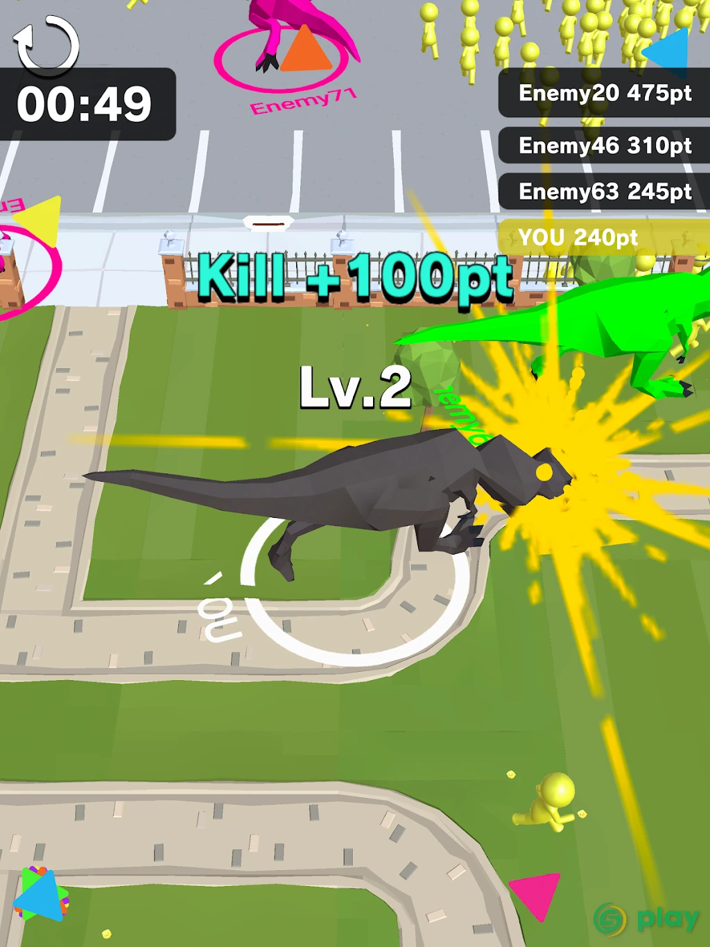 Dinosaur Rampage — скриншот 11