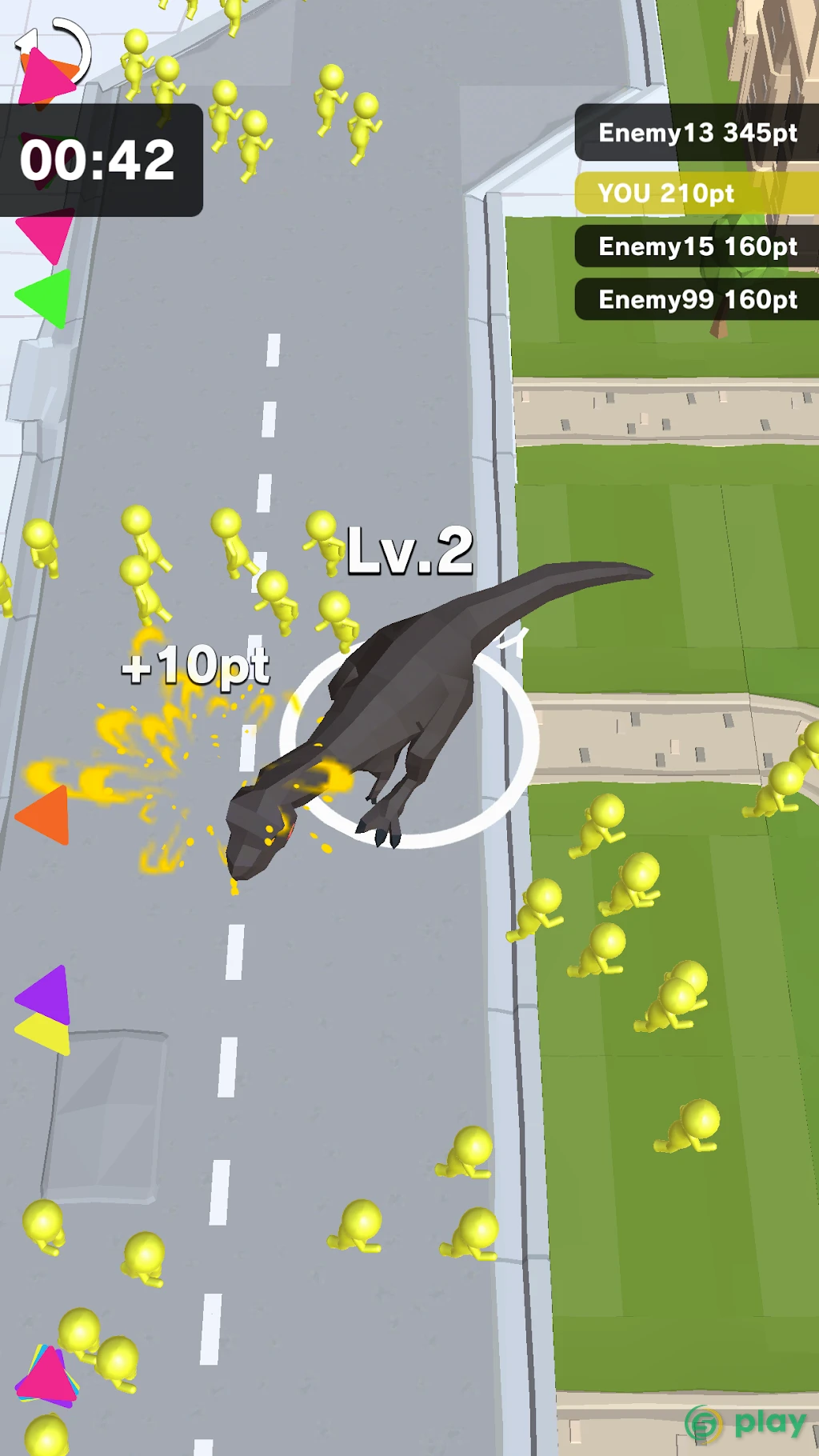 Dinosaur Rampage — скриншот 2