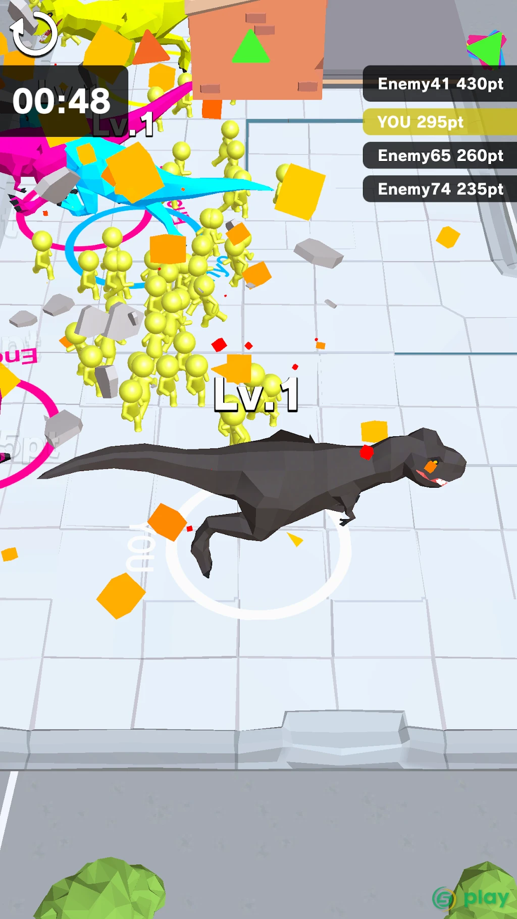 Dinosaur Rampage — скриншот 3