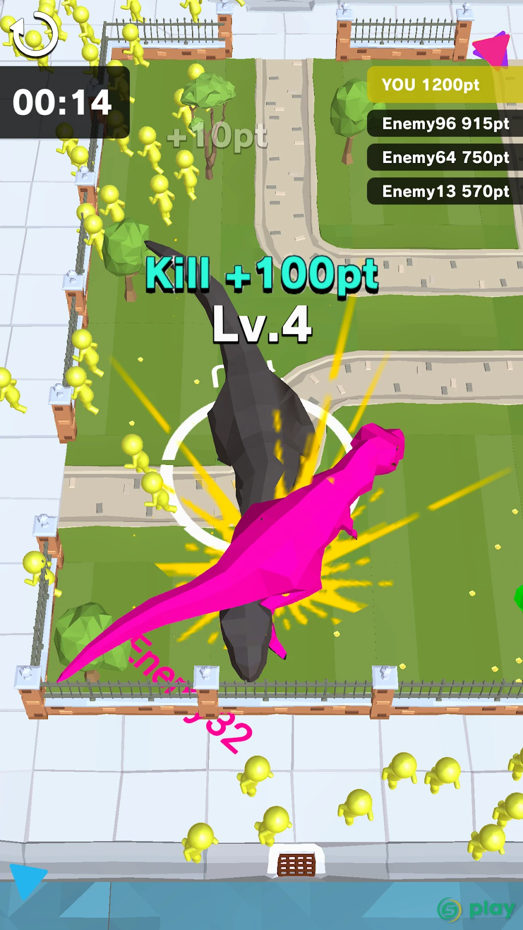 Dinosaur Rampage — скриншот 4