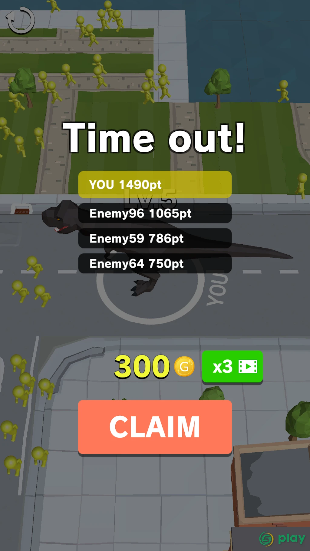 Dinosaur Rampage — скриншот 5