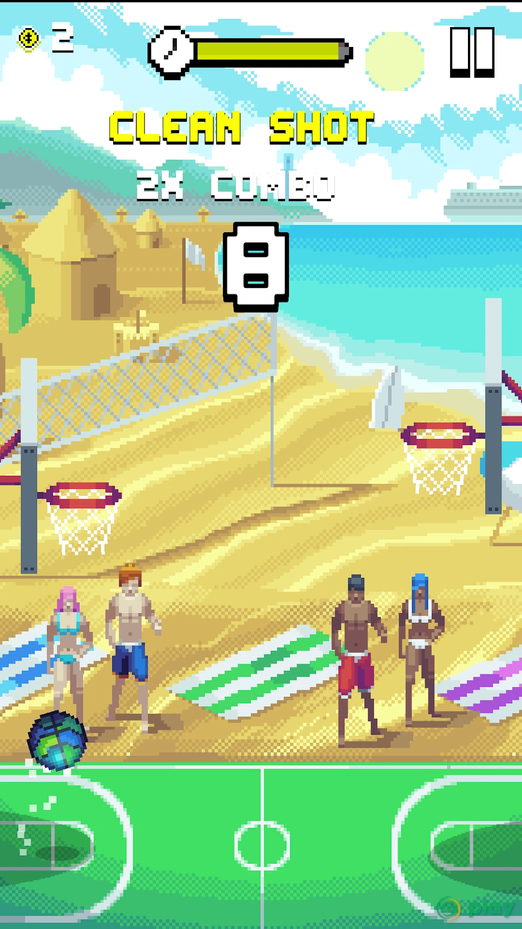 Bouncy Hoops — скриншот 2