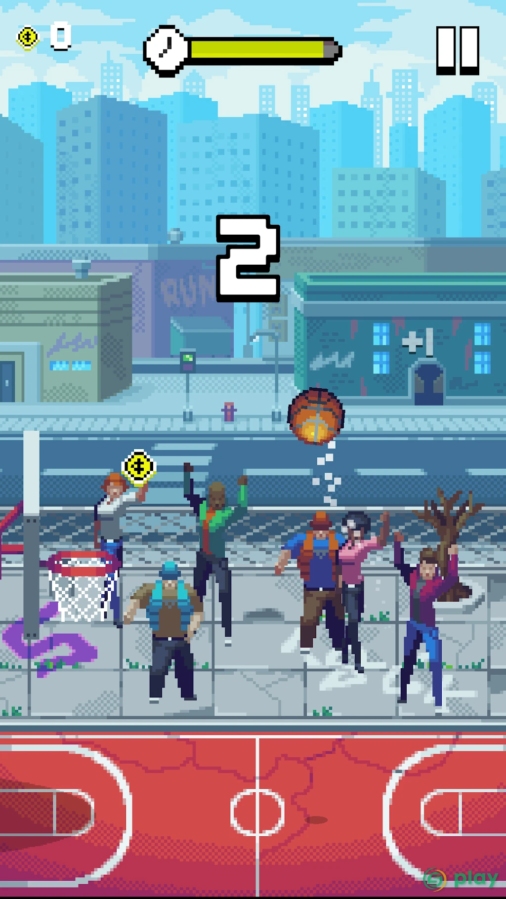 Bouncy Hoops — скриншот 3