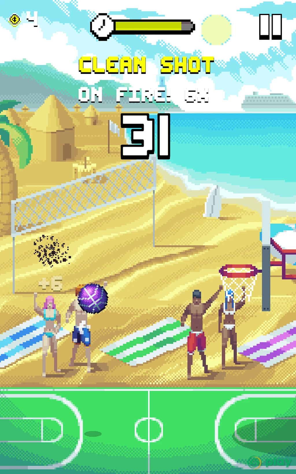 Bouncy Hoops — скриншот 8
