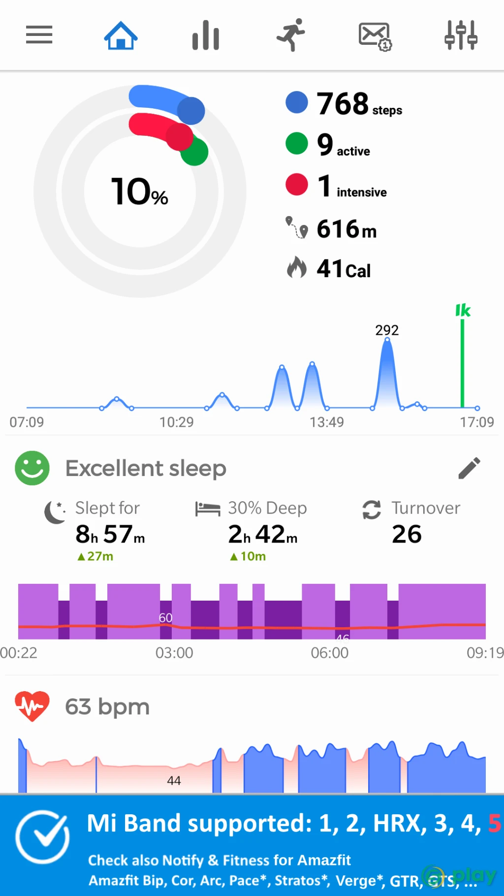 Notify for Mi Band — скриншот 1