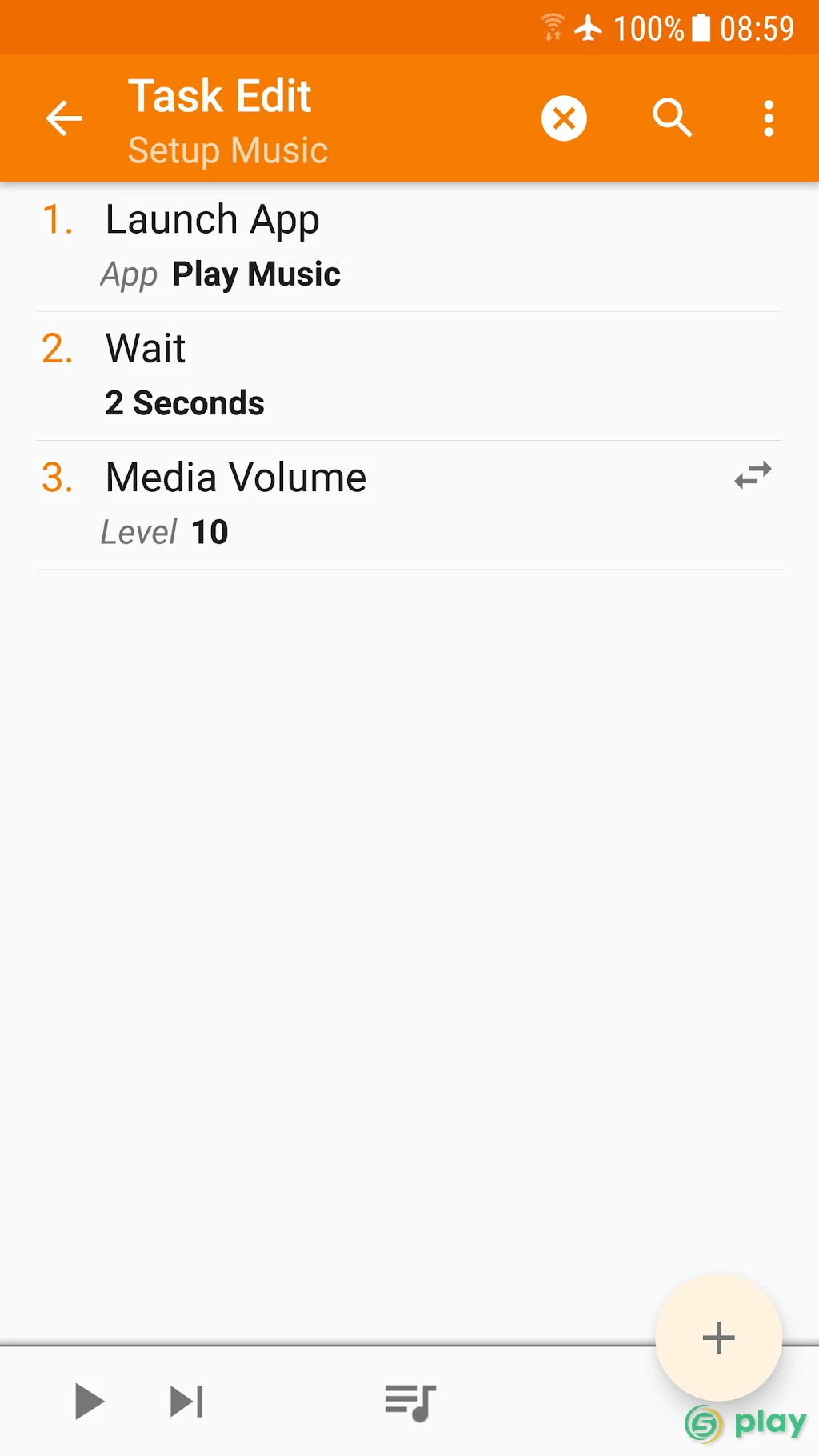 Tasker — скриншот 4