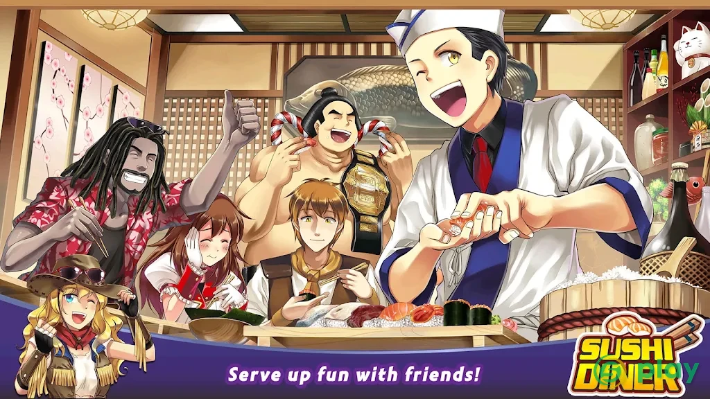 Sushi Diner - Fun Cooking Game — скриншот 2