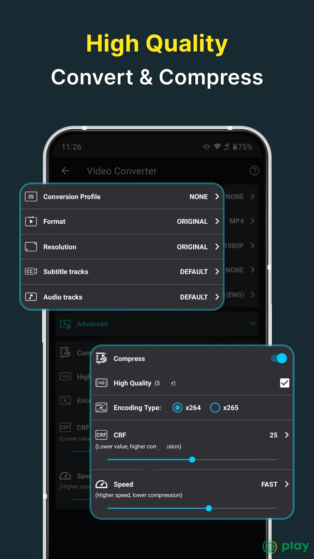 Video Converter, Compressor — скриншот 3