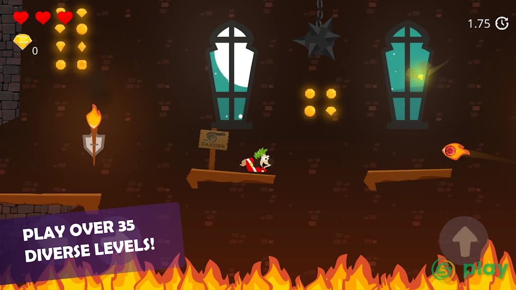 Doge and the Lost Kitten - 2D Platform Game — скриншот 1