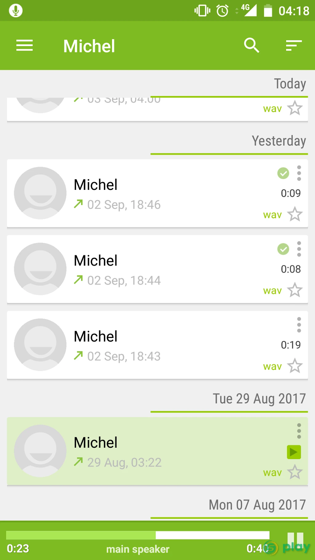 Call Recorder - SKVALEX — скриншот 3