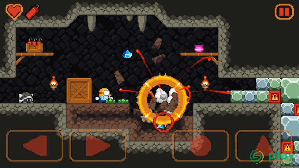 Mineblast!! - Mine Adventure Game — скриншот 1