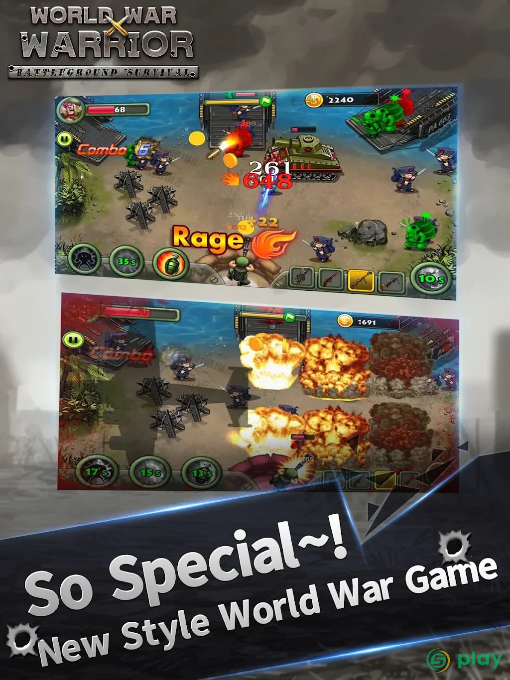 World War Warrior - Battleground Survival — скриншот 5