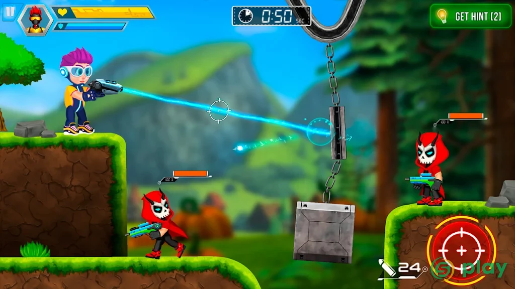 Stickman Reborn - Free Puzzle Shooting Games 2020 — скриншот 1