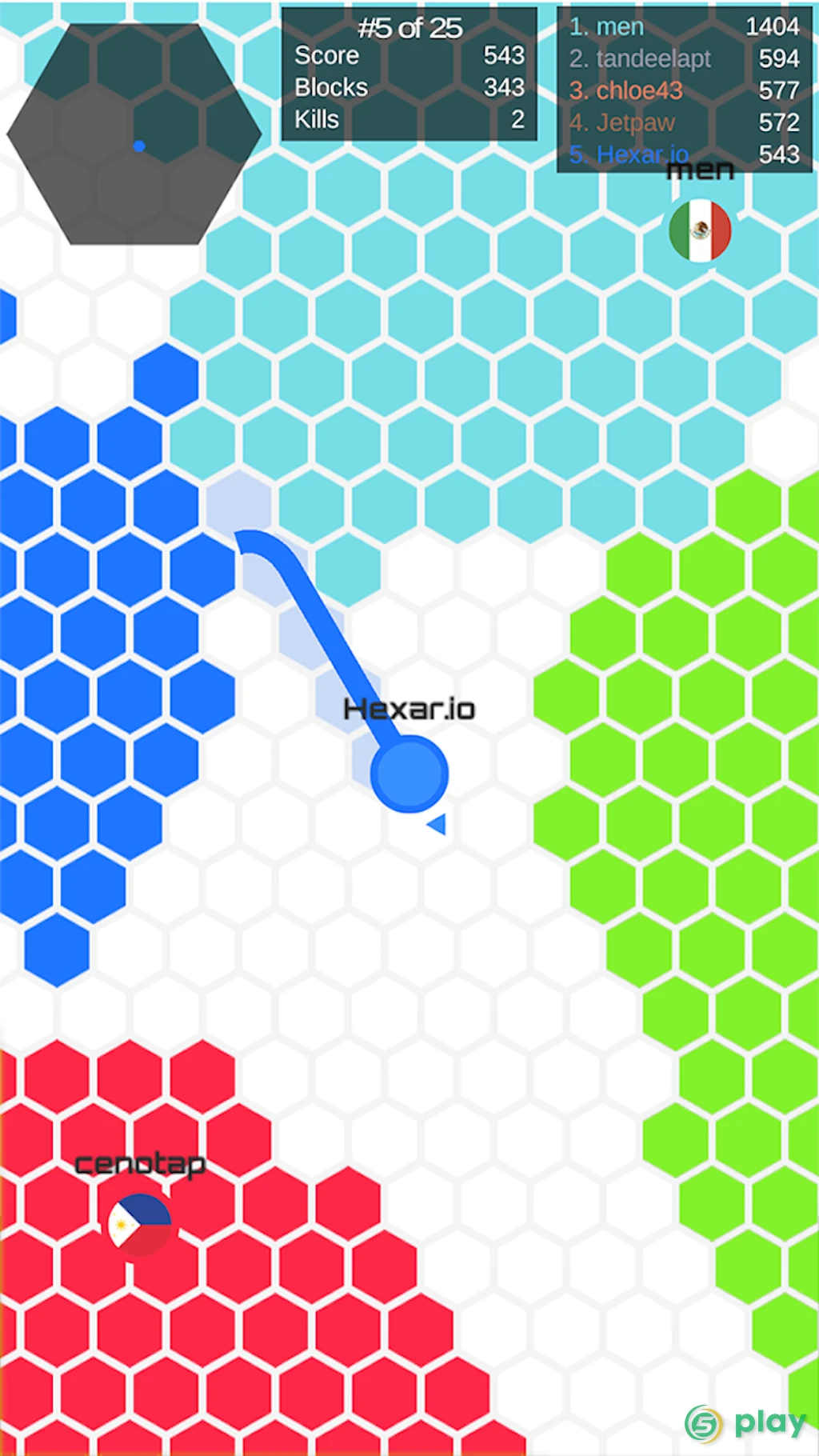 Hexar.io — скриншот 7