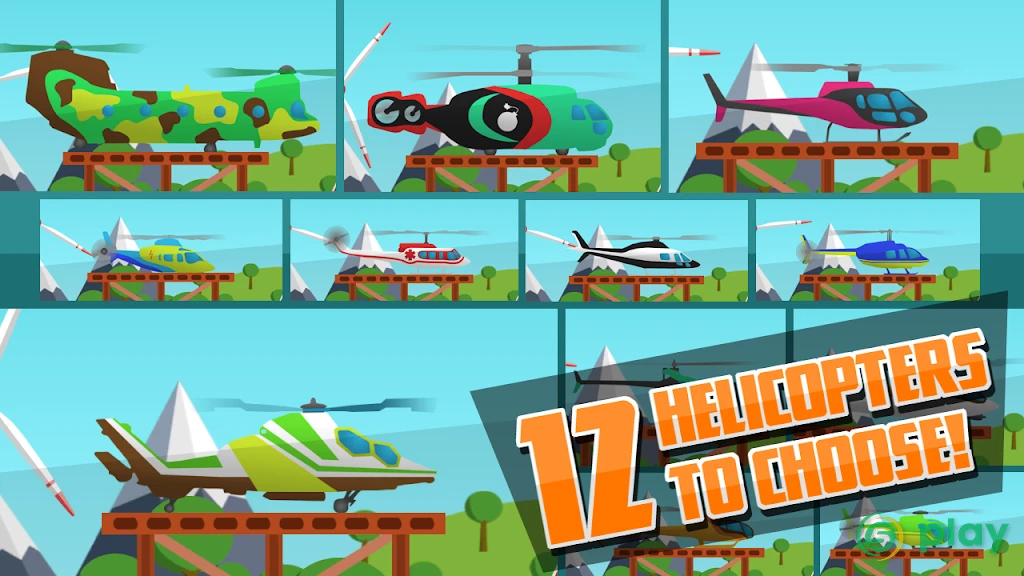 Go Helicopter (Вертолеты) — скриншот 1