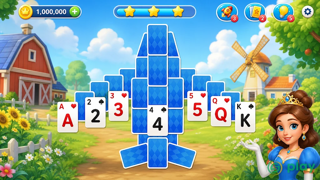 Solitaire Idle Panda — скриншот 2