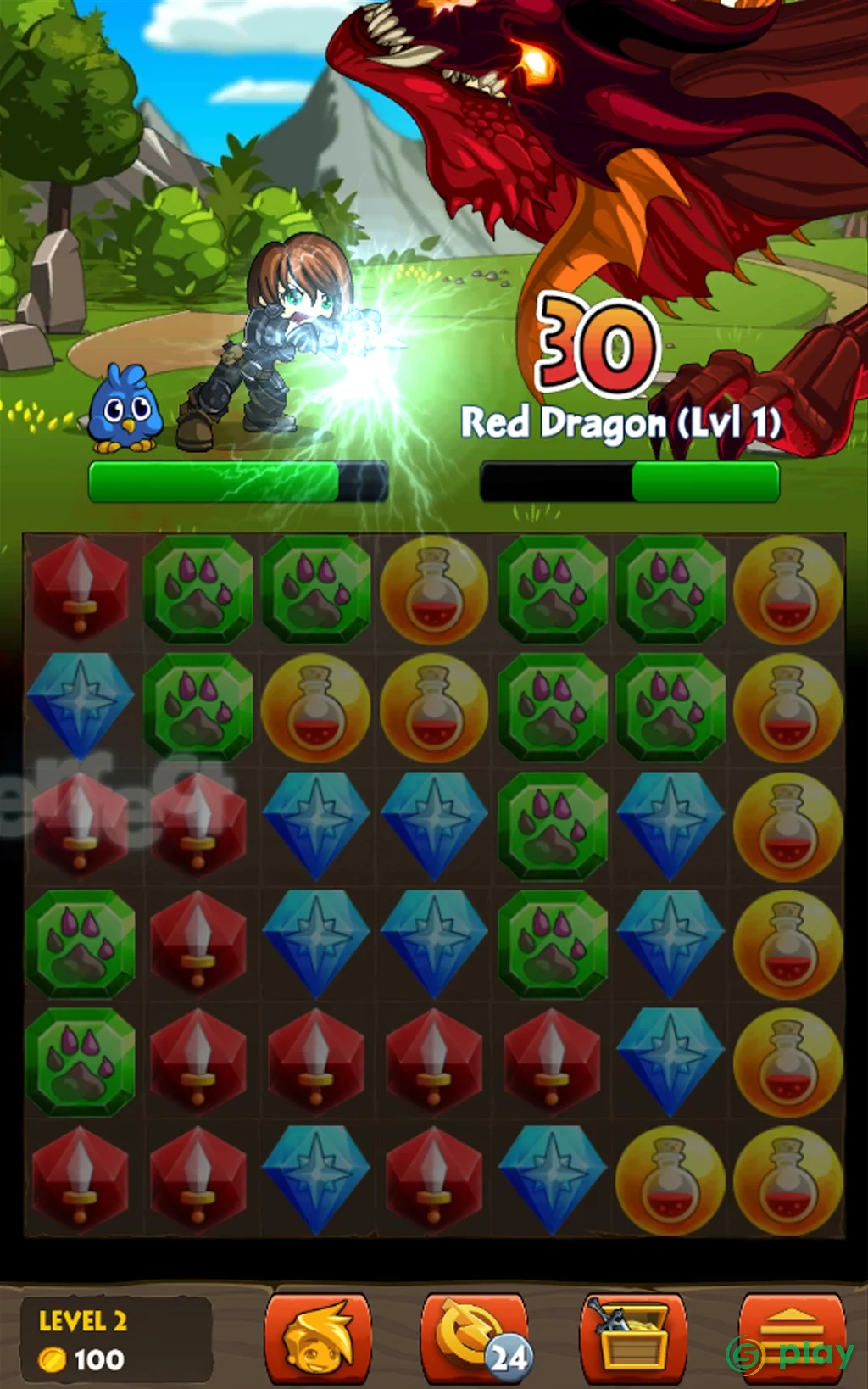 Battle Gems (AdventureQuest) — скриншот 6
